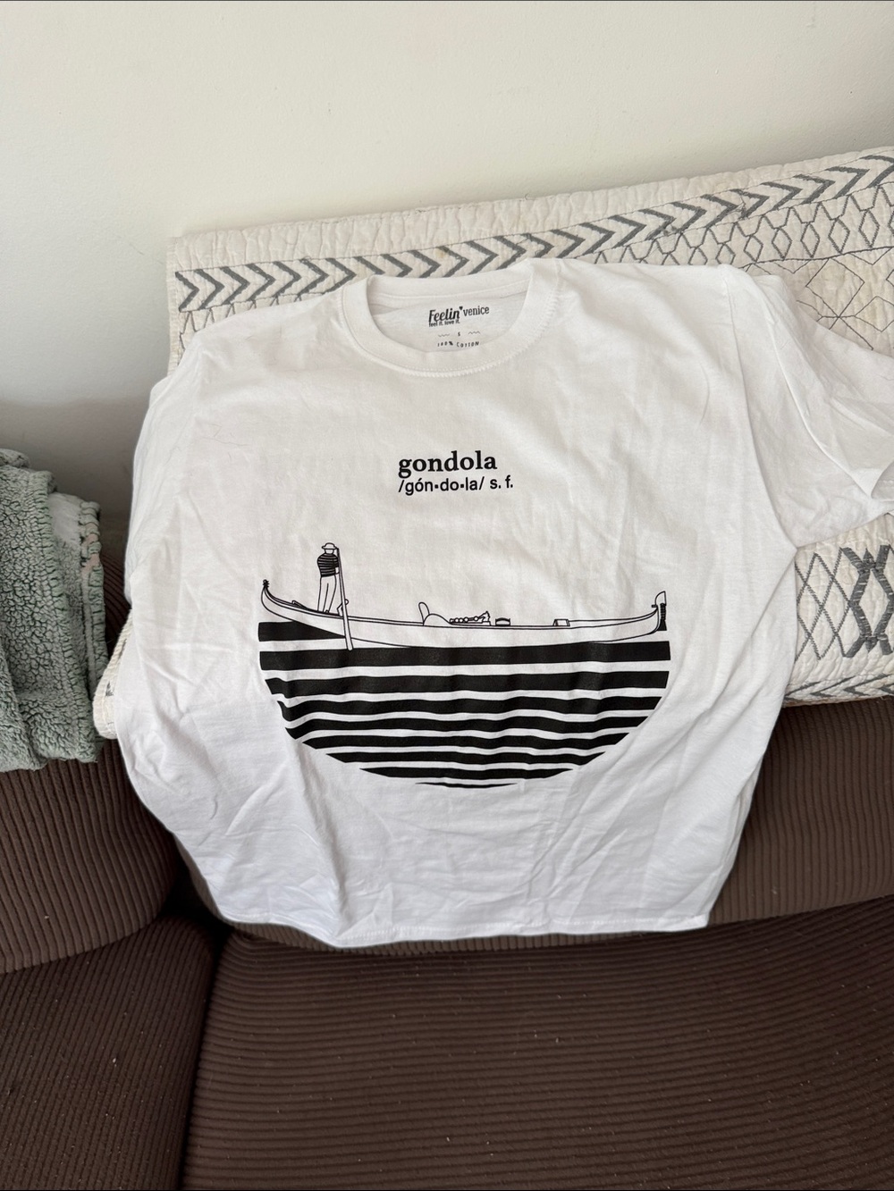 White Gondola Graphic Tee by - Kids